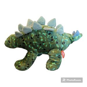 10" Wild Republic Green Stegosaurus Dinosaur Jurassic Stuffed Animal Park Plush